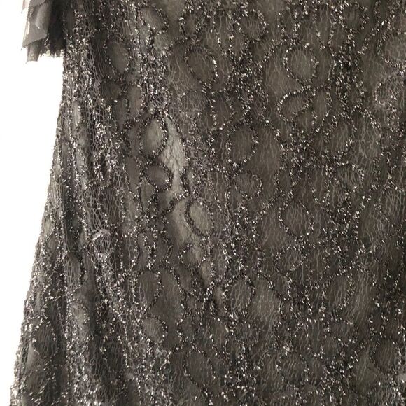 Kaylee Tankus Black Ruffle Sparkle Party Dress - Picture 5 of 6